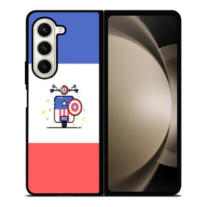 VESPA CAPTAIN AMERICA Samsung Galaxy Z Fold 5 Case Cover VESPA CAPTAIN AMERICA Samsung Galaxy Z Fold 5 Case Cover