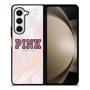 VICTORIA'S SECRET PINK MARBLE Samsung Galaxy Z Fold 5 Case Cover