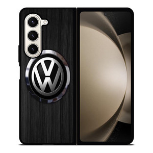 VW VOLKSWAGEN WOODEN EMBLEM Samsung Galaxy Z Fold 5 Case Cover