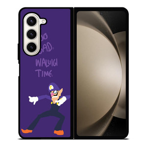 WALUIGI TIME TOO BAD Samsung Galaxy Z Fold 5 Case Cover WALUIGI TIME TOO BAD Samsung Galaxy Z Fold 5 Case Cover