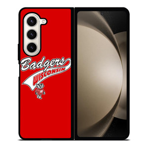 WISCONSIN BADGERS FOOTBALL SYMBOL Samsung Galaxy Z Fold 5 Case Cover