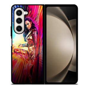 WONDER WOMAN ABSTRAC ART Samsung Galaxy Z Fold 5 Case Cover