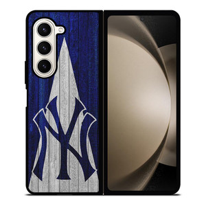 WOODEN LOGO NEW YORK YANKEES Samsung Galaxy Z Fold 5 Case Cover WOODEN LOGO NEW YORK YANKEES Samsung Galaxy Z Fold 5 Case Cover