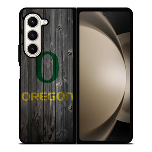 WOODEN LOGO OREGON DUCKS Samsung Galaxy Z Fold 5 Case Cover WOODEN LOGO OREGON DUCKS Samsung Galaxy Z Fold 5 Case Cover