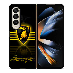 LAMBORGHINI LOGO F1 Samsung Galaxy Z Fold 4 Case Cover LAMBORGHINI LOGO F1 Samsung Galaxy Z Fold 4 Case Cover