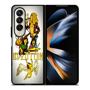 LED ZEPPELIN ROCK BAND ART Samsung Galaxy Z Fold 4 Case Cover
