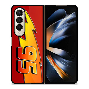 LIGHTNING MCQUEEN CARS LIVERY Samsung Galaxy Z Fold 4 Case Cover