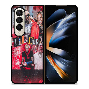 LIL DURK RAPPER COLLAGE Samsung Galaxy Z Fold 4 Case Cover LIL DURK RAPPER COLLAGE Samsung Galaxy Z Fold 4 Case Cover
