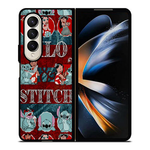 LILO AND STITCH ART COLLAGE Samsung Galaxy Z Fold 4 Case Cover LILO AND STITCH ART COLLAGE Samsung Galaxy Z Fold 4 Case Cover