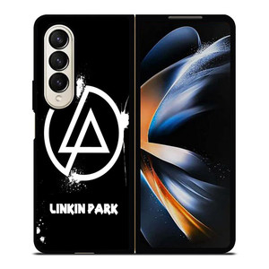 LINKIN PARK BRUSHED LOGO Samsung Galaxy Z Fold 4 Case Cover