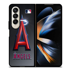 LOS ANGELES ANGELS MLB LOGO Samsung Galaxy Z Fold 4 Case Cover LOS ANGELES ANGELS MLB LOGO Samsung Galaxy Z Fold 4 Case Cover
