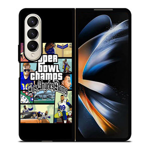 LOS ANGELES RAMS CHAMPIONS CARTOON Samsung Galaxy Z Fold 4 Case Cover LOS ANGELES RAMS CHAMPIONS CARTOON Samsung Galaxy Z Fold 4 Case Cover
