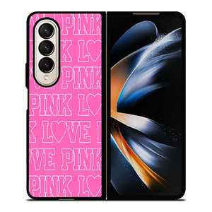 LOVE PINK VICTORIA SECRET Samsung Galaxy Z Fold 4 Case Cover LOVE PINK VICTORIA SECRET Samsung Galaxy Z Fold 4 Case Cover