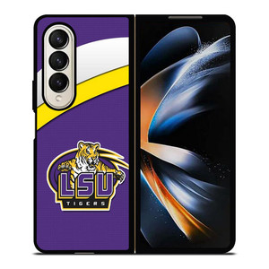 LSU TIGERS LOGO NFL Samsung Galaxy Z Fold 4 Case Cover