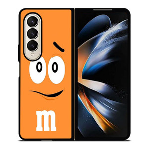 M&M ORANGE Samsung Galaxy Z Fold 4 Case Cover