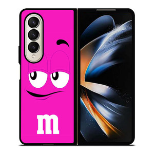 M&M PINK Samsung Galaxy Z Fold 4 Case Cover
