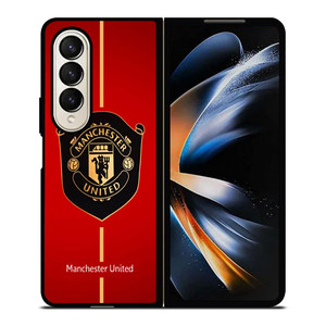 MANCHESTER UNITED MU SOCCER LOGO Samsung Galaxy Z Fold 4 Case Cover MANCHESTER UNITED MU SOCCER LOGO Samsung Galaxy Z Fold 4 Case Cover
