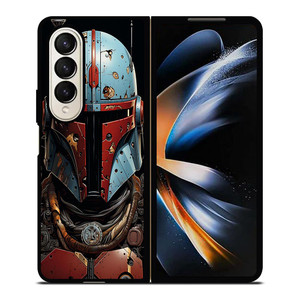 MANDALORIAN HELMET RUSTY Samsung Galaxy Z Fold 4 Case Cover MANDALORIAN HELMET RUSTY Samsung Galaxy Z Fold 4 Case Cover