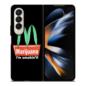 MARIJUANA X MCDONALD FUNNY Samsung Galaxy Z Fold 4 Case Cover MARIJUANA X MCDONALD FUNNY Samsung Galaxy Z Fold 4 Case Cover