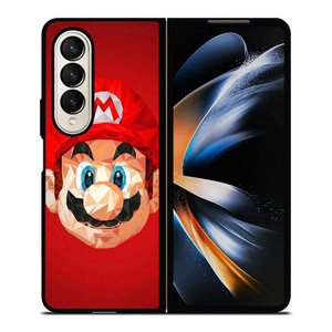 MARIO BROS CLIPART HEAD Samsung Galaxy Z Fold 4 Case Cover