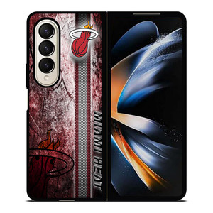 MIAMI HEAT GRUNGE LOGO Samsung Galaxy Z Fold 4 Case Cover