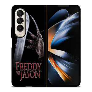 MICHAEL MYERS VS JASON LOGO Samsung Galaxy Z Fold 4 Case Cover MICHAEL MYERS VS JASON LOGO Samsung Galaxy Z Fold 4 Case Cover