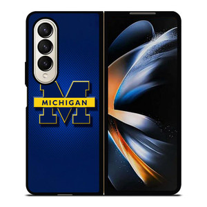 MICHIGAN WOLVERINES NFL LOGO Samsung Galaxy Z Fold 4 Case Cover
