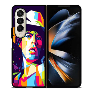 MICK JAGGER WPAP ART Samsung Galaxy Z Fold 4 Case Cover