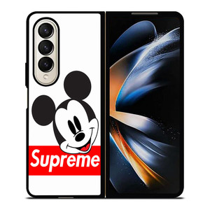 MICKEY MOUSE SUPREME 2 Samsung Galaxy Z Fold 4 Case Cover MICKEY MOUSE SUPREME 2 Samsung Galaxy Z Fold 4 Case Cover
