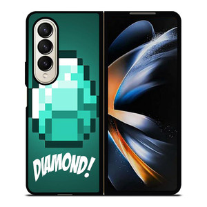 MINECRAFT DIAMOND EGG Samsung Galaxy Z Fold 4 Case Cover