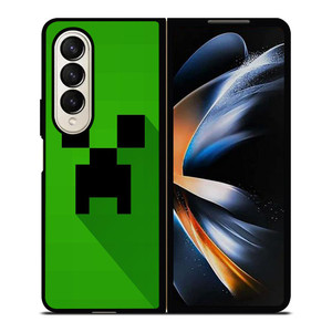 MINECRAFT GAME CREEPER Samsung Galaxy Z Fold 4 Case Cover