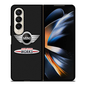 MINI JOHN COOPER WORKS CARBON Samsung Galaxy Z Fold 4 Case Cover