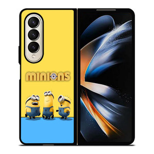 MINIONS LOGO Samsung Galaxy Z Fold 4 Case Cover MINIONS LOGO Samsung Galaxy Z Fold 4 Case Cover