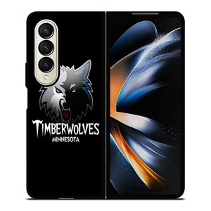 MINNESOTA TIMBERWOLVES NBA MASCOT Samsung Galaxy Z Fold 4 Case Cover