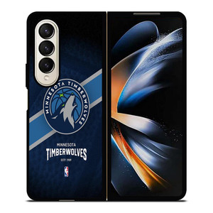 MINNESOTA TIMBERWOLVES NBA TEAM Samsung Galaxy Z Fold 4 Case Cover