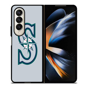 MLB SEATTLE MARINERS LOGO Samsung Galaxy Z Fold 4 Case Cover MLB SEATTLE MARINERS LOGO Samsung Galaxy Z Fold 4 Case Cover