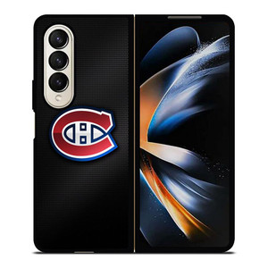 MONTREAL CANADIENS CARBON LOGO Samsung Galaxy Z Fold 4 Case Cover