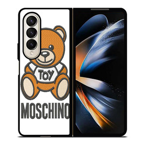 MOSCHINO TOY EMBROIDERED Samsung Galaxy Z Fold 4 Case Cover