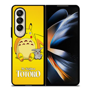 MY NEIGHBOR TOTORO X PIKACHU POKEMON Samsung Galaxy Z Fold 4 Case Cover