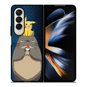 MY NEIGHBOR TOTORO X POKEMON PIKACHU Samsung Galaxy Z Fold 4 Case Cover