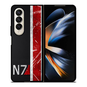 N7 ARMOUR MASS EFFECT CARBON Samsung Galaxy Z Fold 4 Case Cover