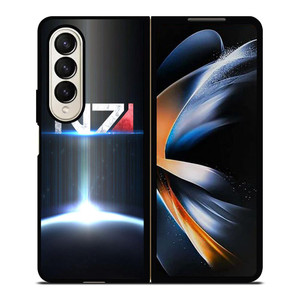 N7 ARMOUR SYMBOL MASS EFFECT Samsung Galaxy Z Fold 4 Case Cover