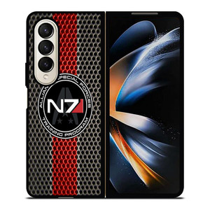 N7 MASS EFFECT PLATE LOGO Samsung Galaxy Z Fold 4 Case Cover