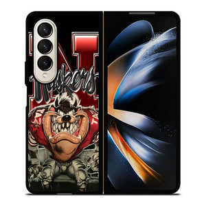 NEBRASKA CORNUSKERS TAZ Samsung Galaxy Z Fold 4 Case Cover