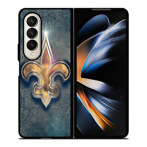 NEW ORLEANS SAINTS GLOW Samsung Galaxy Z Fold 4 Case Cover