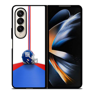 NEW YORK GIANTS HELMET STRIPS Samsung Galaxy Z Fold 4 Case Cover