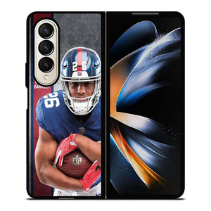 NEW YORK GIANTS SAQUON BARKLEY FOOTBALL Samsung Galaxy Z Fold 4 Case Cover NEW YORK GIANTS SAQUON BARKLEY FOOTBALL Samsung Galaxy Z Fold 4 Case Cover