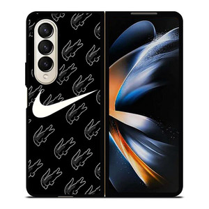 NIKE X LACOSTE PATTERN Samsung Galaxy Z Fold 4 Case Cover