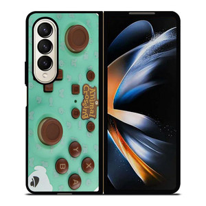 NINTENDO CONTROLLER ANIMAL CROSSING Samsung Galaxy Z Fold 4 Case Cover