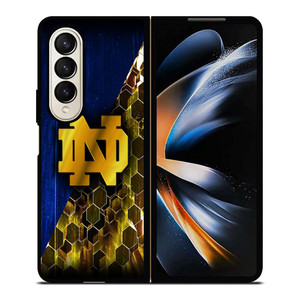 NOTRE DAME FIGHTING IRISH GOLDEN LOGO Samsung Galaxy Z Fold 4 Case Cover